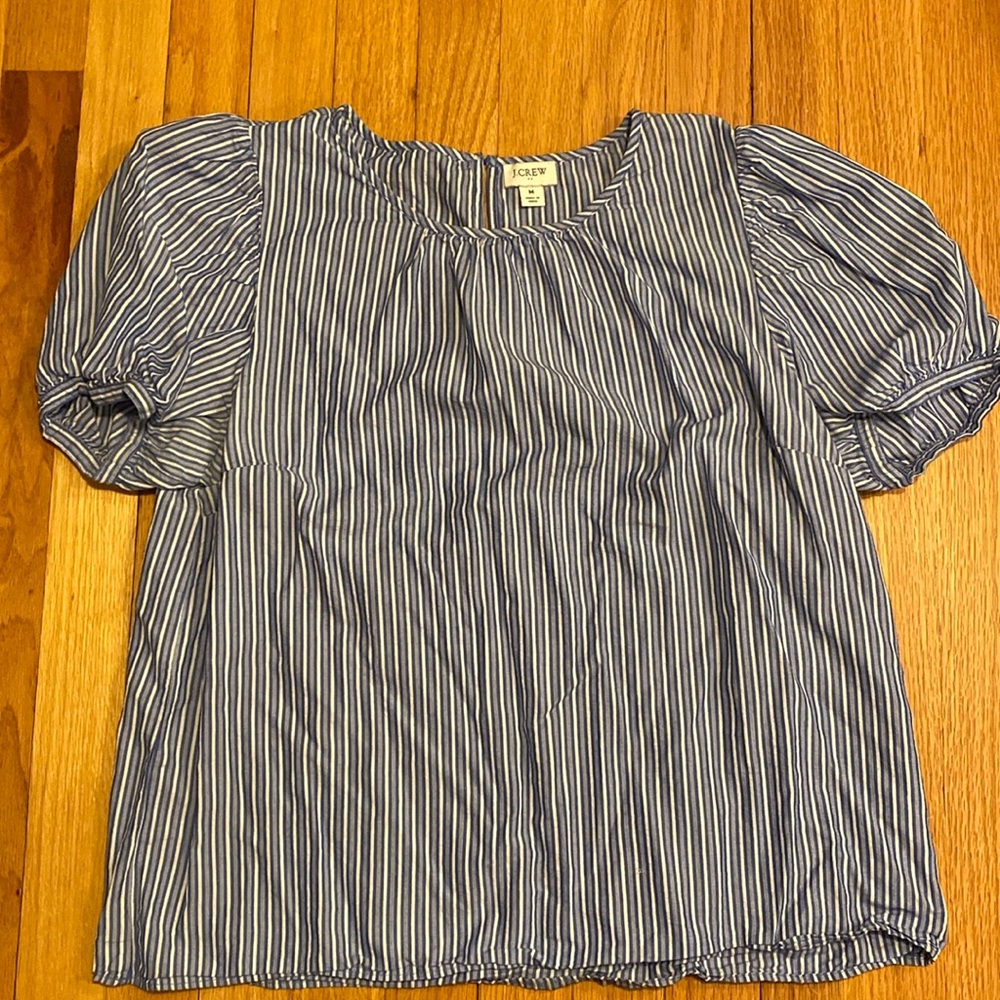 J. Crew Women’s Puff Short Sleeve Top Blouse